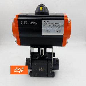 شیر گازی فشارقوی با اکچویتور