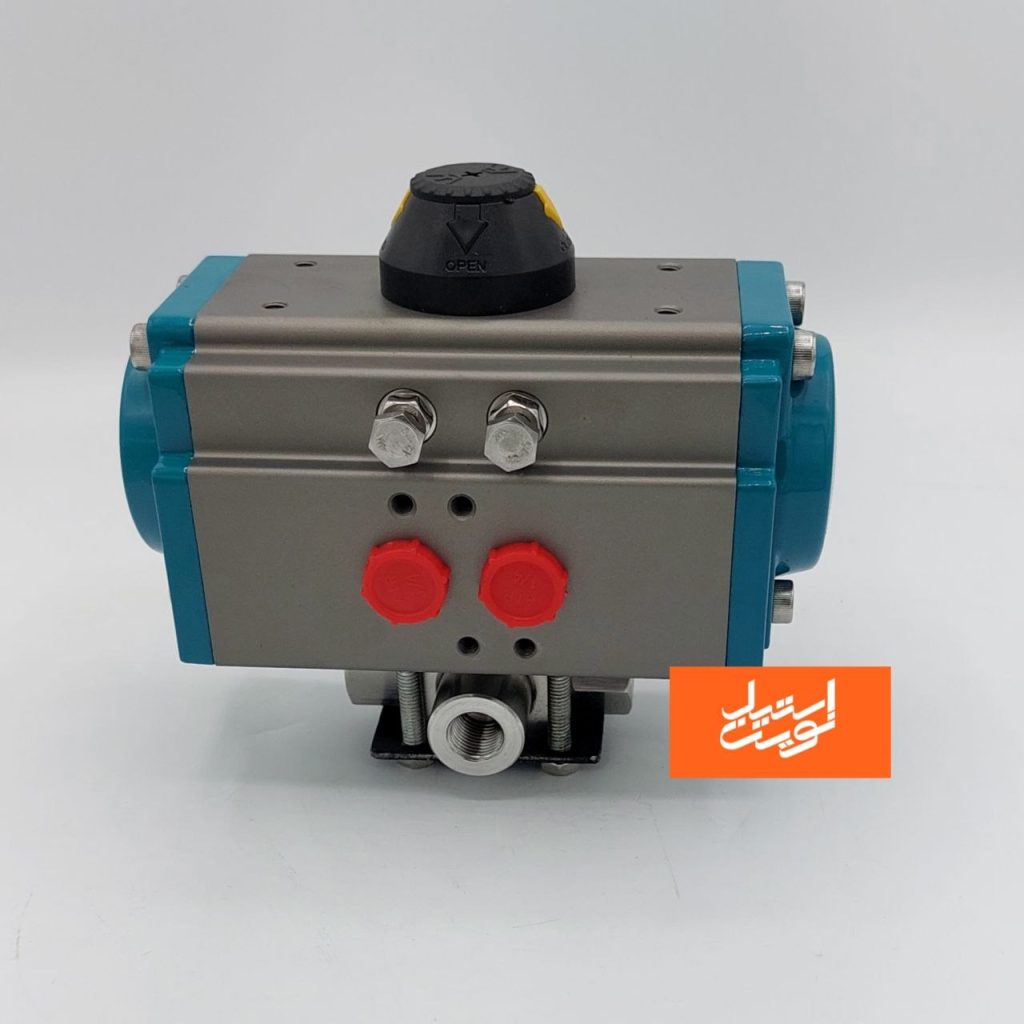 شیر گازی هیدرولیک با اکچویتور